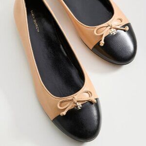 Tory Burch Cap Toe Ballet Flats Size 6.5M